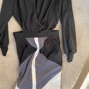 Ann Taylor Hot Graphic Skirt S 2P stretchy